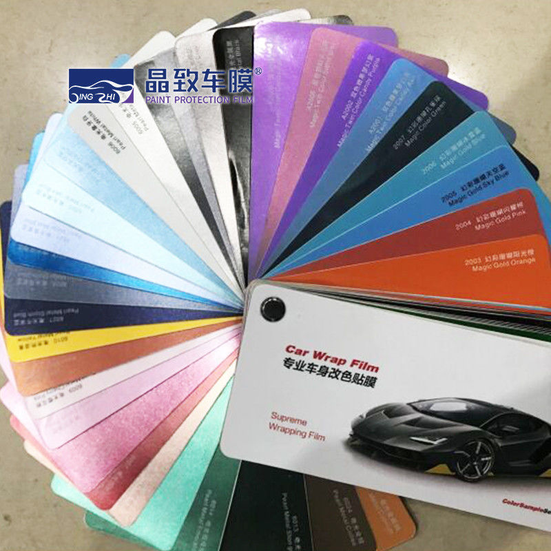 Impressão digital promocional Car Wrap Sample Book Color Booklet Swatchbook