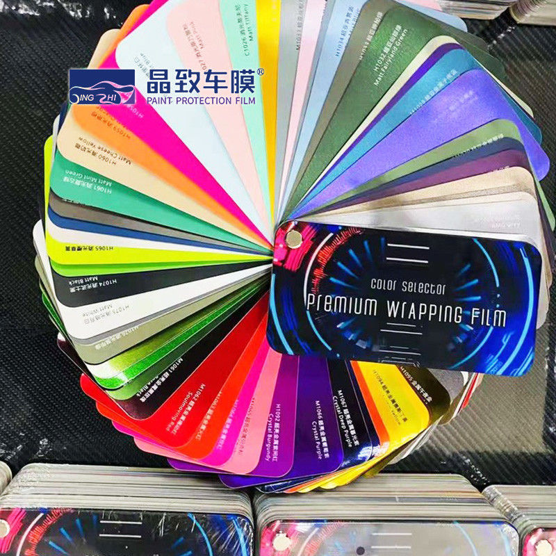 Impressão digital promocional Car Wrap Sample Book Color Booklet Swatchbook