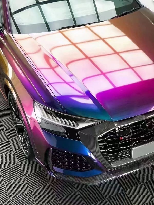 Best-seller Super Brilhante Stretch Car Wrap Vinyl Film Metallic Diamond deep space camaleon Body Car Sticker
