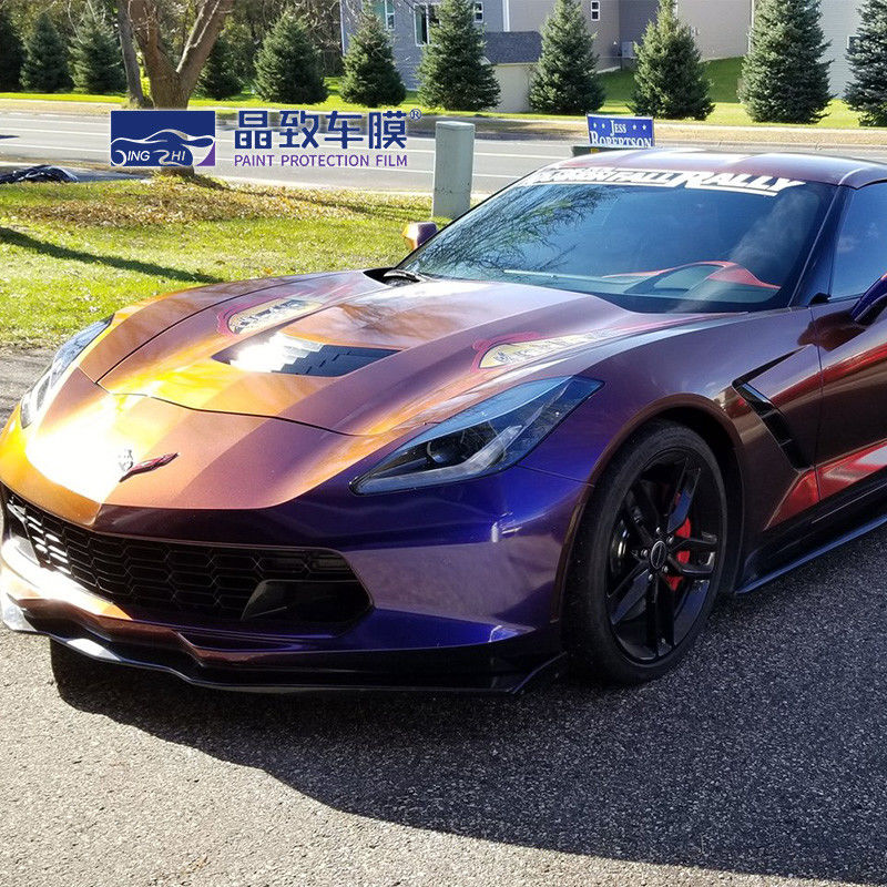 1,52x18M 5x59FT preço de fábrica sem bolhas de ar películas de embalagem completas para veículos cromados espelhos azuis adesivos de corpo de carro vinil automotivo