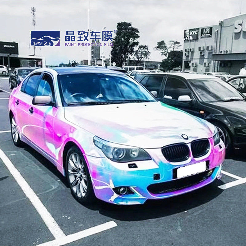 Envoltório de vinil para carro azul brilhante de melhor qualidade 3 camadas livre de bolhas para embrulhar carro 1,52 m * 18 m