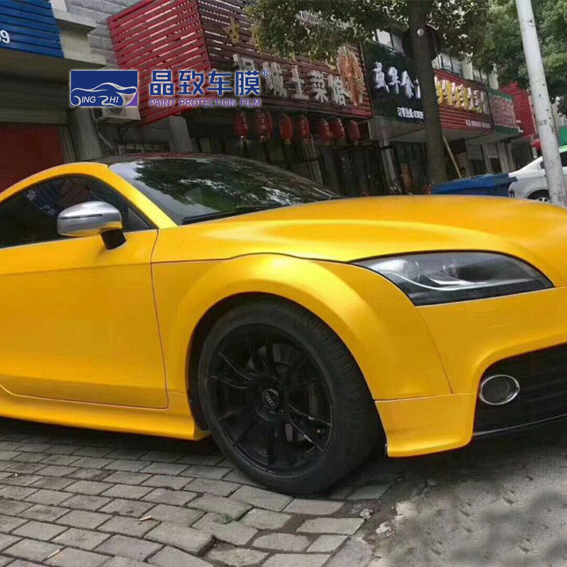 Filme de vinil que muda de cor para carro de metal superbrilhante champanhe dourado