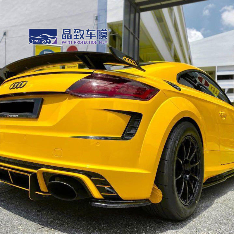 Proteção Crystal Maize lustroso da pintura envoltório amarelo do vinil do filme da decoração do carro da cor do auto auto