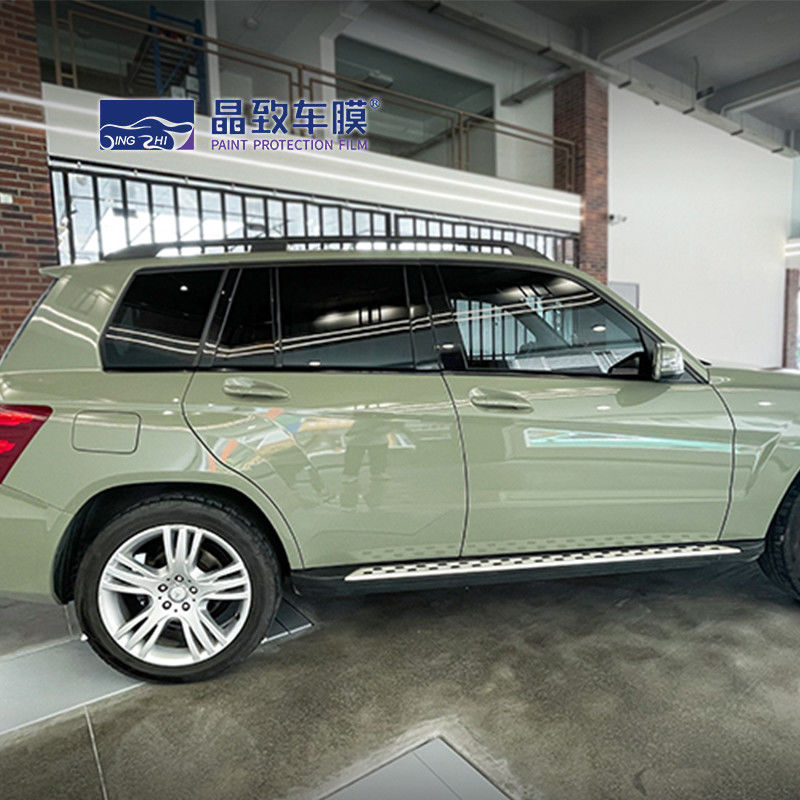VvividPopular Highlight Crystal Glossy Khaki Army Green Car Wrap Film vinil para embrulhar o corpo 3m