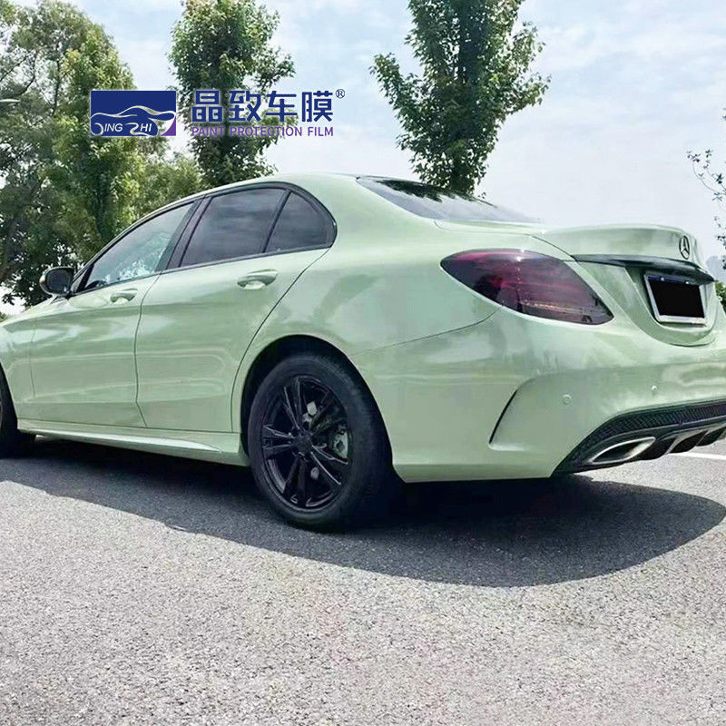 VvividPopular Highlight Crystal Glossy Khaki Army Green Car Wrap Film vinil para embrulhar o corpo 3m