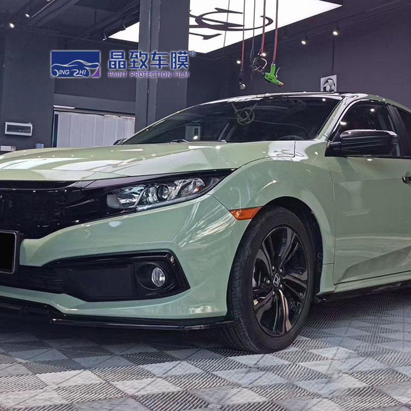 VvividPopular Highlight Crystal Glossy Khaki Army Green Car Wrap Film vinil para embrulhar o corpo 3m