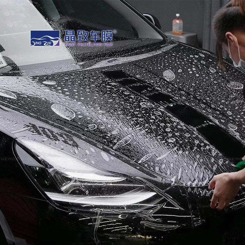 Rolo de filme ppf auto-recuperável de alta qualidade 1,52x15m transparente TPH TPU filme automotivo filme hidrofóbico de proteção de pintura de carro