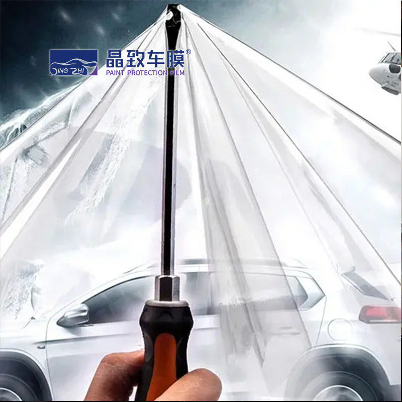 Rolo de filme ppf auto-recuperável de alta qualidade 1,52x15m transparente TPH TPU filme automotivo filme hidrofóbico de proteção de pintura de carro