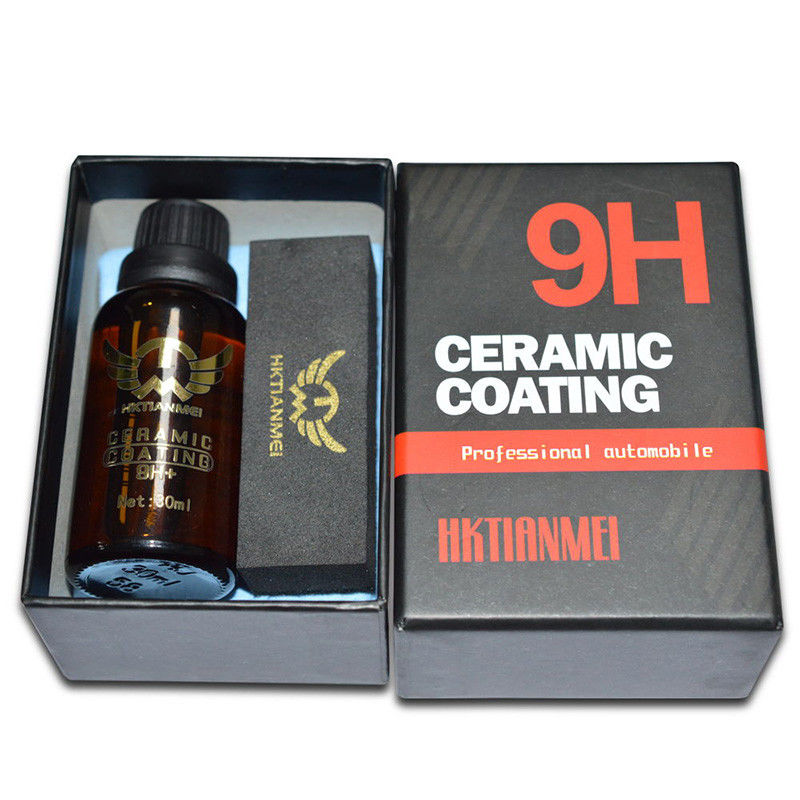 Produtos práticos de manutenção de carro 30ML, polonês portátil para revestimento de cerâmica