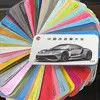Amostras práticas de envoltório de vinil de papel, amostras de cores de envoltório de carro multiuso